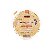 Maíz Maya - Tortillas Mexicanas de Maíz Blanco Nixtamalizado. 2 Pack de 500 gr al Vacío, real gastronomía mexicana y recetas latinas. Apto para Veganos, Sin Glutén.