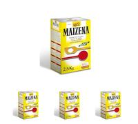 Maizena Harina Fina de Maíz Espesante Caja 2,5 kilogramos - Producto Sin Gluten (Paquete de 4)