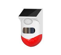 Maizoon Alarma Antirrobo de Exterior Detector Automático Inteligente Alerta Solar Sistema de Vigilancia de Seguridad Impermeable Identificación Digital a Prueba de Mascotas ZA04B