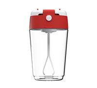 Maizoon Batidora de proteínas eléctrica Botella Taza con agitación automática Mezclador automático a batería a prueba de fugas Tazas portátiles para hombres y mujeres 400ml / 13.5oz Rojo