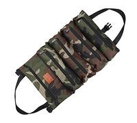 Maizoon Bolsa Enrollable para Herramientas con 5 Bolsillos con Cremallera Organizador Multiusos para Asiento Trasero y Portaherramientas Colgantes Camuflaje UH07C