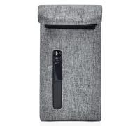 Maizoon Mini Smell Proof Bolsa de Viaje de Poliéster Forrado de Carbón Activado para Eliminar el Elor Peculiar de Hierbas de Café en Grano de Cigarrillos Gris