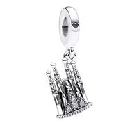 MAJALE_ Colgante Sagrada Familia Barcelona, charm pulsera, colgante monumento catedral Barcelona, abalorio compatible con pulsera basica original Pan (Barcelona)