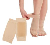 Majatou Protector de talón para tendón de Aquiles, protector de talón de Aquiles, suave, unisex, acolchado, gel de compresión para bursitis, tendinitis