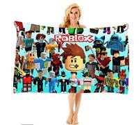 MAJEQZGY Toalla de Baño con Impresión 3D para Niños Toalla de Piscina Niños Toalla de Baño Ultrasuave Super Absorbente Durabilidad Playa Baño Toalla Facial Adolescentes (Cara Grande)