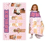 MAJEQZGY Toalla de baño con impresión 3D para niños, Toalla de Piscina para niños, Toalla de baño ultrasuave, superabsorbente, Durabilidad, Playa, baño, Toalla Facial, Adolescente (Fiesta Rosa)