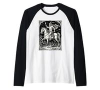 Majestad Guerrero Demonio Bathin Camiseta Manga Raglan