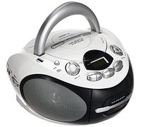 MAJESTIC AH2387R Radiorecorder Reproductor CD MP3 USB / Aux Boom Caja Negro /