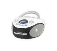 MAJESTIC AH2387R Radiorecorder Reproductor CD MP3 USB / Aux Boom Caja Negro /