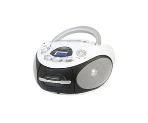 MAJESTIC AH2387R Radiorecorder Reproductor CD MP3 USB / Aux Boom Caja Negro /