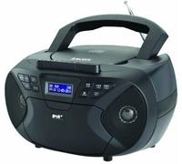 Majestic AH2430DABBK Radio Grabadora CD / Cassette MP3 DAB+ Boom Box Negro