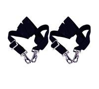 Majestic Ally Paquete de 2 Correas elásticas de Repuesto para Manta de Caballo de Longitud Ajustable con broches giratorios Dobles (Azul Marino)