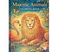 Majestic Animals Coloring Book: Intricate Animal Designs for Teens and Adults