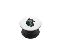 Majestic Bear Mountain River Wildlife Exposición Doble Excursionistas PopSockets PopGrip Adhesivo