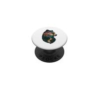 Majestic Bear Mountain River Wildlife Exposición Doble Excursionistas PopSockets PopGrip Adhesivo