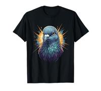 Majestic City Paloma Retrato Urban Bird Vibe Camiseta