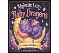 Majestic Cozy Baby Dragons: Cute Dragon Coloring Book for All Ages