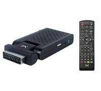 Majestic DEC 663N - Mini DECODIFICADOR Digital TERRESTRE DVB-T/T2 HD, SCART/HDMI, Entrada USB 2.0 DE Alta Velocidad para Reproducir Archivos Multimedia