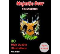 Majestic Deer Colouring Book (Colouring Animals)