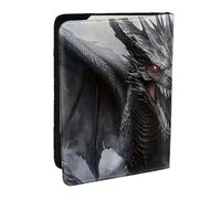 Majestic Dragon - Funda para pasaporte con impresión 3D, piel sintética, organizador para pasaporte, para hombres y mujeres, 6.5 pulgadas, Black, Talla única