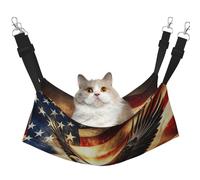 Majestic Eagles Soar Above The Banner - Hamaca impresa para mascotas, hamaca para gatos, conejos, hurones, cachorros, animales pequeños