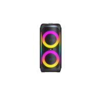 Majestic Fire 17 Altavoz Party Speaker Bluetooth 320 W PMPO 40 W RMS, Luces LED Multicolor, función TWS, Radio FM, USB, microSD, AUX micrófono, batería Recargable 3000 mAh, Cable USB-C