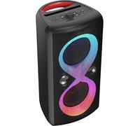 Majestic Fire 90 - Altavoz inalámbrico Audio 5.3, Luces LED 7 Efectos, entradas USB/Micro SD/AUX/Mic/Guitarra, Salida Monitor, Función Karaoke, Batería Recargable, Asa de Transporte