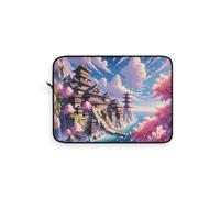 Majestic - Funda para portátil con diseño de castillo japonés, bonita funda para laptop, protección suave para laptop Kawaii, decoración de primavera para laptop