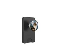 Majestic Gato de Pelo Largo Art Nouveau Mountain PopSockets PopWallet para MagSafe
