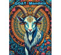 Majestic Goats Mandala Coloring Book: Stress Relief and Relaxation for Adults with Beautiful Farm Animal Designs