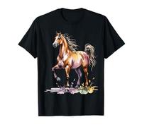 Majestic Horse Art Wild Western Aesthetic Nature Style Camiseta