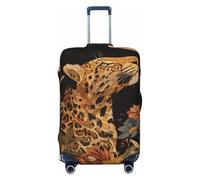 Majestic Leopard in The Night Sky - Fundas elásticas para equipaje de viaje, a prueba de polvo, resistente a los arañazos, protector de maleta de 22 a 24 pulgadas