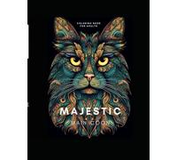 Majestic Main Coon: Immerse yourself into Mandala style coloring page, centered on the amazing Main Coon
