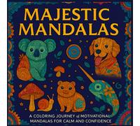Majestic Mandalas: A Coloring Journey of Motivational Mandalas for Calm and Confidence