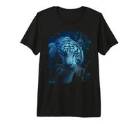 Majestic Night Tiger: Personal de Animales Salvajes Safari para niños y Adultos Camiseta Premium