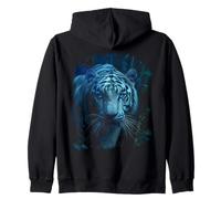Majestic Night Tiger: Personal de Animales Salvajes Safari para niños y Adultos Sudadera con Capucha