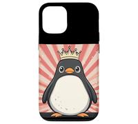 Majestic Penguin trae las risas para reyes y reinas Carcasa para iPhone 12/12 Pro