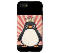 Majestic Penguin trae las risas para reyes y reinas Carcasa para iPhone SE (2020) / 7 / 8