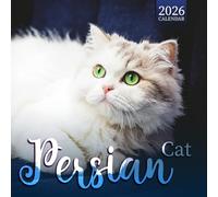 Majestic Persian Cats 2026 Calendar: A Year of Feline Elegance and Enchanting Moon Phases | Cat Lover Gift