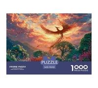 Majestic Phoenix 1000 Pcs Stabiler Karton Puzzle Flying Fire Bird Stressabbau Familienspiel Puzzles Als Geburtstagsgeschenke 70x50cm/1000pcs