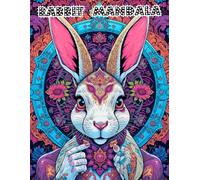 Majestic Rabbit Mandalas: 50 Unique Zen Animal Designs for Mindfulness, Relaxation, and Stress Management