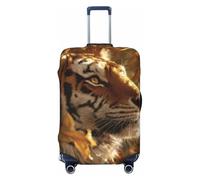 Majestic Tiger in The Golden Sunlight - Fundas elásticas para equipaje de viaje, a prueba de polvo, resistente a los arañazos, protector de maleta de 22 a 24 pulgadas