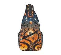 Majestic Tree Of Life - Mochila cruzada de viaje para hombre, mochila de senderismo