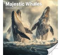 Majestic Whales Calendar 2025: Stunning visuals celebrating the grandeur of whales