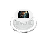 Majestuosa Ardilla Bajo la Luz De La Luna Cielo Naturaleza Escena PopSockets PopGrip para MagSafe
