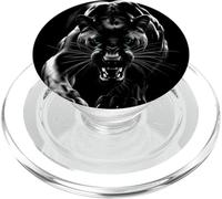 Majestuosa Pantera con Ojos Verdes PopSockets PopGrip para MagSafe