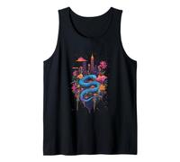 Majestuosa Serpiente En Oasis De Paisaje Urbano Camiseta sin Mangas
