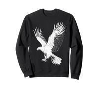 Majestuoso águila en Vuelo audaz Amante de la Naturaleza, Amante de Las Aves Sudadera