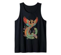 Majestuoso Asiático Chino Fénix Rising Mythical Firebird Camiseta sin Mangas
