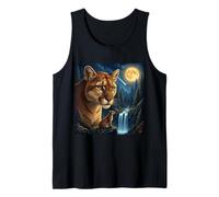 Majestuoso Cogar Bajo la Luz De La Luna Cielo Naturaleza Escena Camiseta sin Mangas